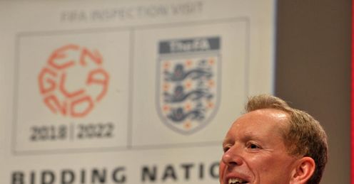 High hopes: England 2018 CEO Andy Anson puts forward his case