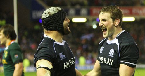 Scotland's Euan Murray and John Barclay hoping to upset England