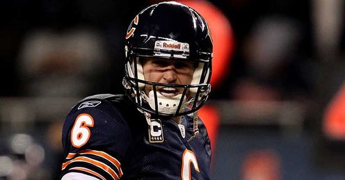 Jay Cutler Chicago Bears. Cutler: four touchdown passes for Bears