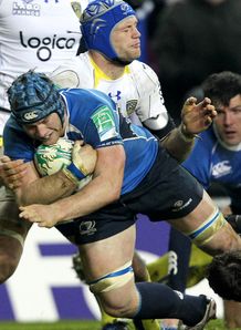 Leinster s Sean OBrien try Leinster v Clermont Leinster s Sean OBrien try Leinster v Clermont