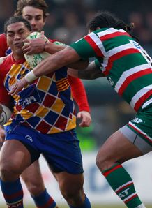 Perpignan s Henry Tuilagi v Leicesters Alesana Tuilagi Perpignan s Henry Tuilagi v Leicesters Alesana Tuilagi
