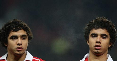 Rafael & Fabio: a mirror image of goalscoring
