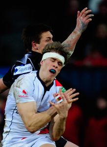 Adam DArcy; Dane Haylett-Petty ulster v biarritz Adam DArcy; Dane Haylett-Petty ulster v biarritz