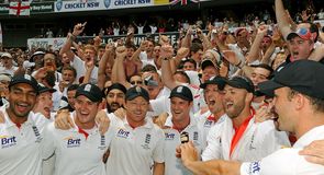 Moment to savour: jubilant England celebrate their long-awaited triumph with the fans Moment to savour: jubilant England celebrate their long-awaited triumph with the fans