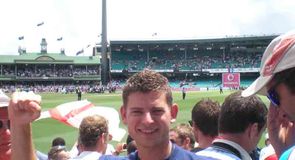 Our man Down Under celebrates England's historic win