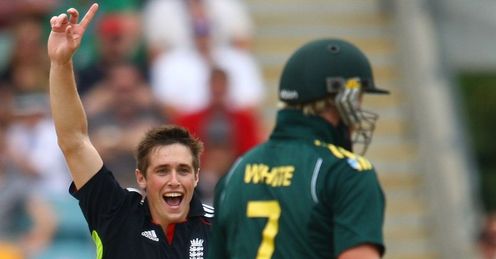 Up and running: Woakes impressed during his three ODI appearances in Australia