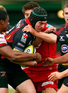 Adam Hughes dragons v scarlets LV Cup