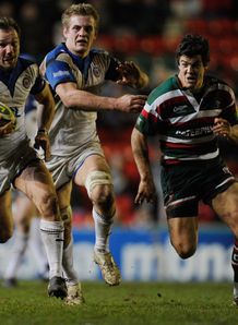Marc McMillan for Bath against Leicester Marc McMillan for Bath against Leicester