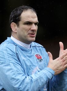Martin Johnson England training Martin Johnson England training