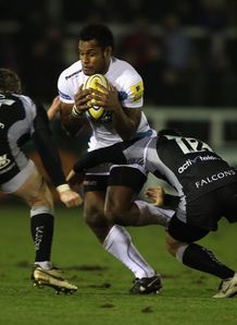 Newcastle v Exeter Sireli Naqelevuki