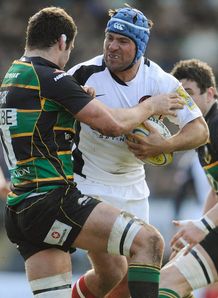 Schalk Brits saracens v northampton 2011 Schalk Brits saracens v northampton 2011