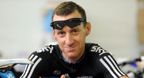 Kurt-Asle Arvesen looked relaxed at the start of the day