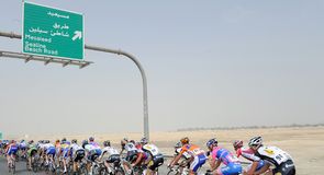 Stage three saw the riders take on two and a half loops of an exposed desert circuit