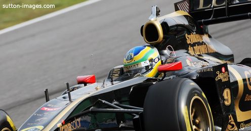Bruno Senna Lotus Renault Jerez Day Four Lotus could prove a dark horse