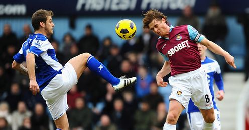 David Bentley Scott Parker West Ham v Birmingham