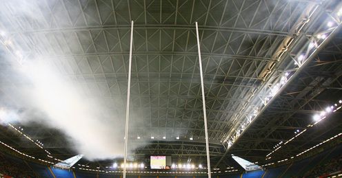 Sitting snug under the Millennium Stadium roof
