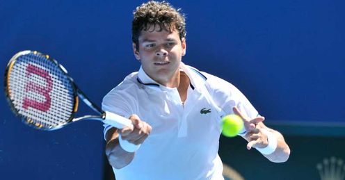 Ball to play for: Raonic has an excellent all-round game and attitude, says Barry