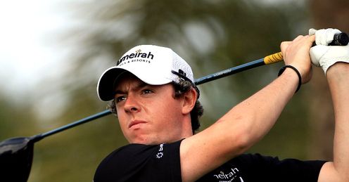 Rory McIlroy on the charge in