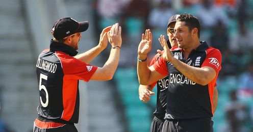 Tim Bresnan England wicket