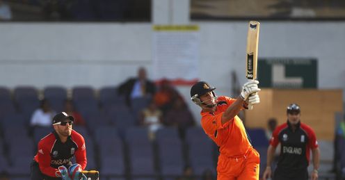 Ryan ten Doeschate Netherlands v England World Cup Nagpur Feb 2011