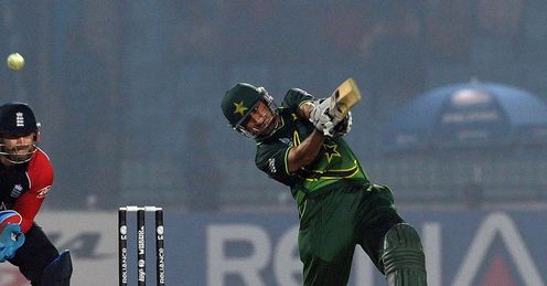 Younus Khan Pakistan v England World Cup warm-up Fatullah Feb 2011
