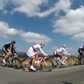 The peloton breezes by as the field moves into Umbria