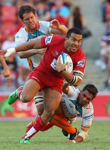 Digby Ioane break for Reds against Cheetahs Digby Ioane break for Reds against Cheetahs