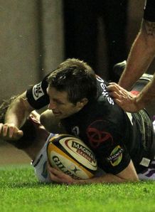 Edinburgh Jim Thompson try v ospreys