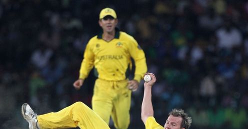 Brett Lee caught and bowled Australia Pakistan