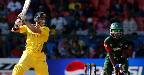 Michael Hussey Australia vs Kenya