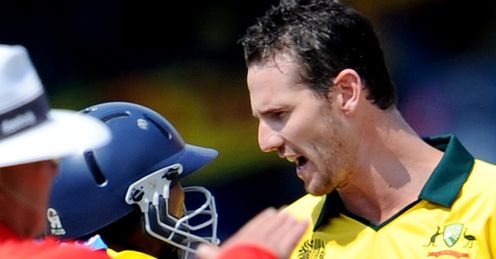 Shaun Tait Tillakaratne Dilshan verbals Sri Lanka v Australia