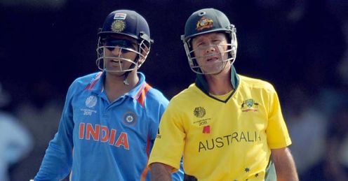 dhoni and ponting