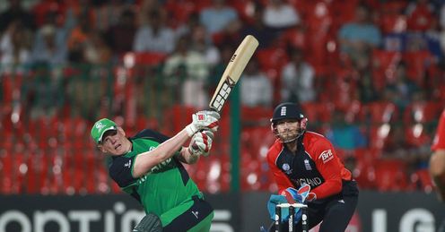 Kevin OBrien Ireland v England World Cup Bangalore Mar 2011