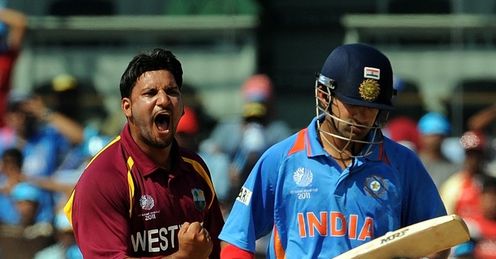 ravi rampaul gautam gambhir west indies india world cup