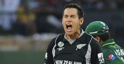 Ross Taylor New Zealand v Pakistan World Cup Group A Pallekele Mar 2011