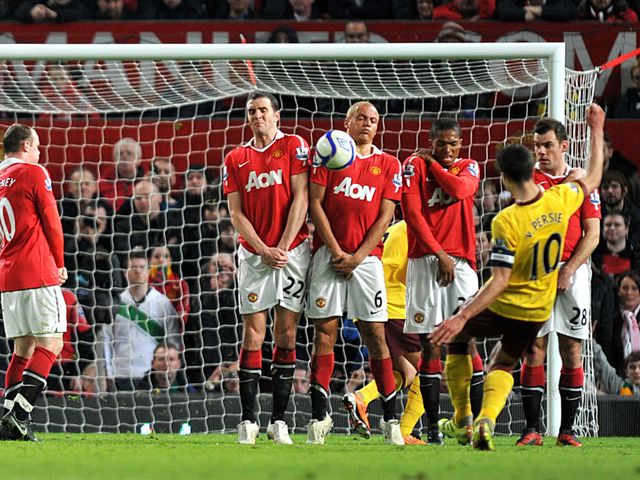 Van Persie Man Utd v Arsenal FA Cup