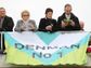 Denman fans show their support on Gold Cup day.
