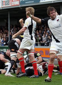 Ernst Joubert Saracens v Exeter AP 2011