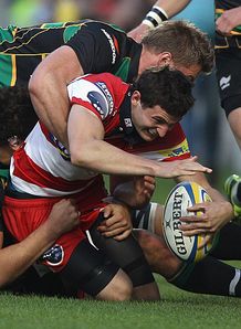 Gloucester v Northampton Jonny May No Try Gloucester v Northampton Jonny May No Try