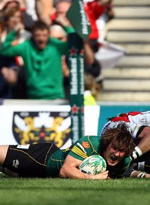 Lee Dickson try northampton v ulster