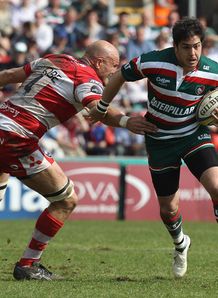 Leicester v Gloucester Horacio Agulla Will James Leicester v Gloucester Horacio Agulla Will James