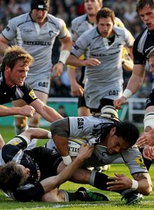 Newcastle v Leicester Alesana Tuilagi try