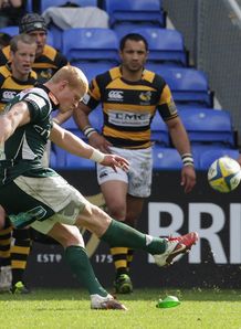 Tom Homer London Irish v Wasps Aviva Premiership Madejski Stadium Apr 2011