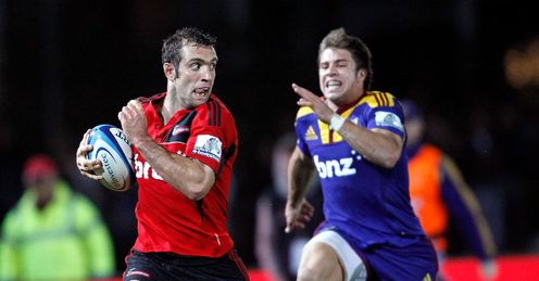 Adam Whitelock James Paterson crusaders highlanders 2011 Adam Whitelock James Paterson crusaders highlanders 2011