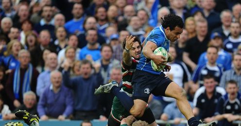 Isa Nacewa on way to scoring for Leinster Isa Nacewa on way to scoring for Leinster