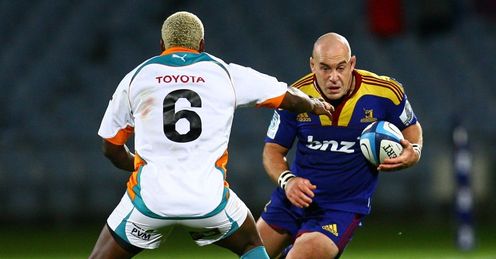 Jason Rutledge taking on Cheetahs for Highlanders Jason Rutledge taking on Cheetahs for Highlanders
