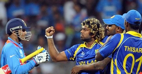Lasith Malinga Sehwag wicket India v Sri Lanka world cup final