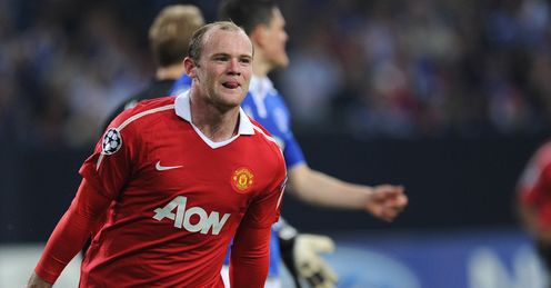 Wayne Rooney Manchester United Champions League
