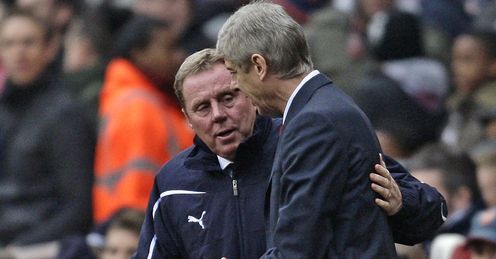 Redknapp & Wenger: will they share the spoils?