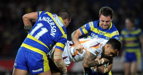 David Faiumu Huddersfield v Warrington David Faiumu Huddersfield v Warrington